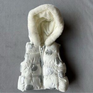 Old Navy ~ Puffer Hooded Vest ~ Baby Size 0-3 Months